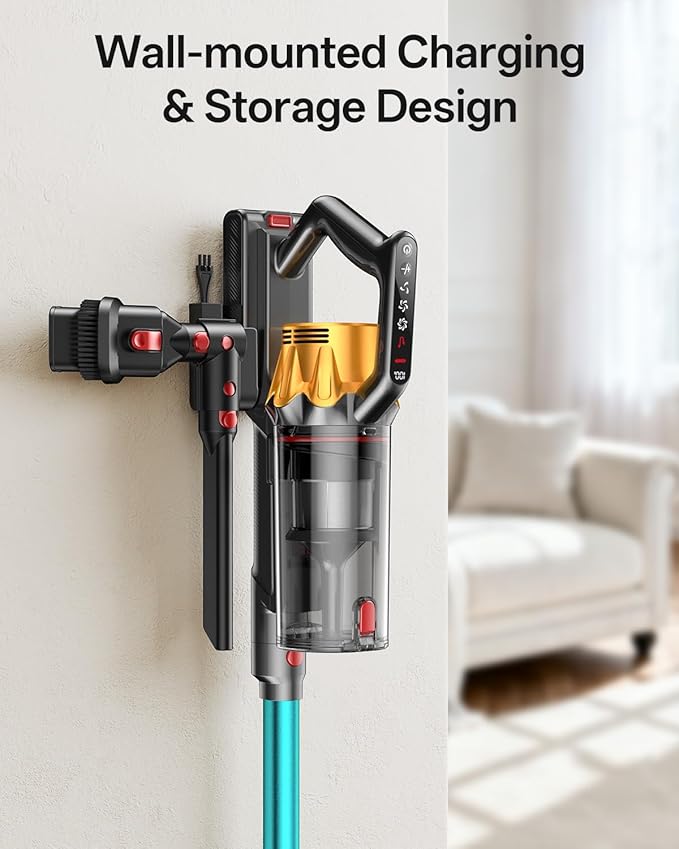 Cordless Vacuum Cleaner, 650W 55KPa 60Mins Vacuum Cleaners - Image 8
