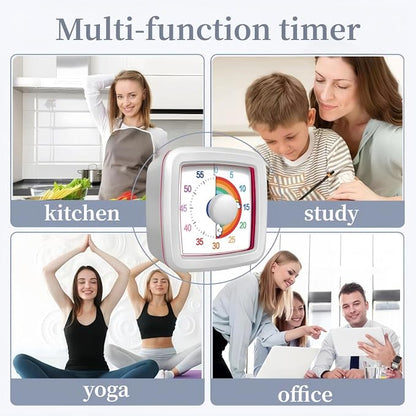 Visual Timer for Kids Adults, 60-Minute Countdown Timer for Classroom, Pomodoro - Image 4