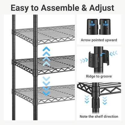 VIPEK V20 Wire Garment Rack Heavy Duty Clothes Rack, Metal Clothing Rack - Image 9