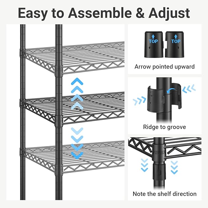 VIPEK V5 Plus Large Portable Closet Rack Freestanding Wardrobe Closet, 85.4" L - Image 8