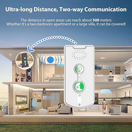 Swokely Rechargeable Wireless Intercom Unit, 2-Way Talking, 500 Meter Talking - Image 5