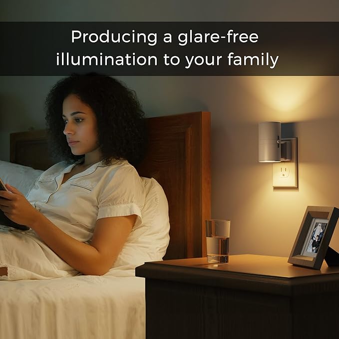 L LOHAS LED Night Light Plug in, 2 Pack, Night Lights Plug into Wall, Light - Image 5