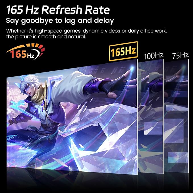 27 Inch 2K 165Hz Gaming Touch Screen Computer Monitor - Image 2