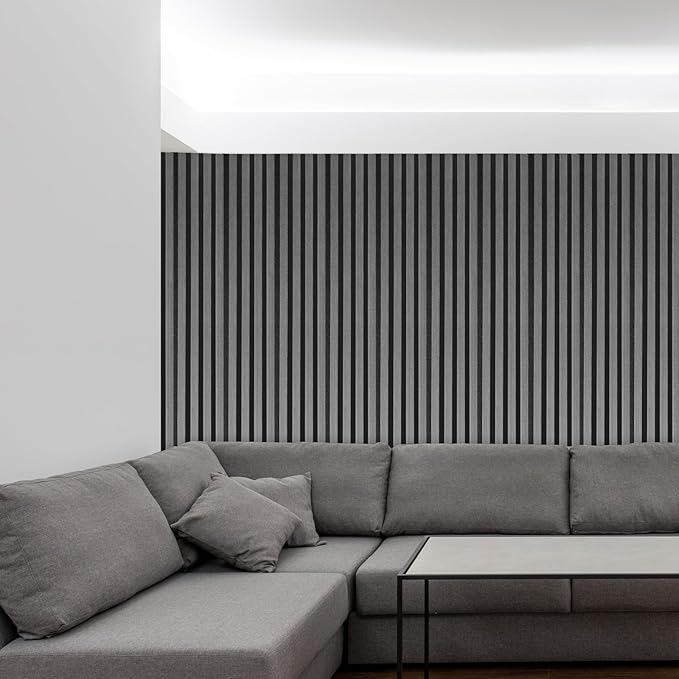 NeatiEase Wood Wall Panels, 9 Feet Acoustic Slat Wall Panels - Image 5