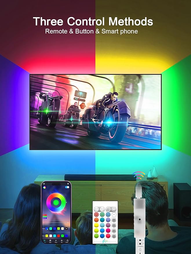 KANTUTOE TV LED Lights, 11.5ft LED Lights - Image 2