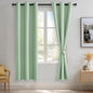 JIUZHEN Aqua Blackout Curtains by JIUZHEN