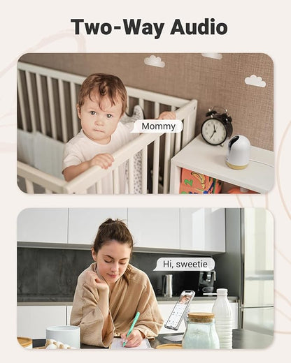 MUBVIEW 5G WiFi Indoor Security Camera No Subscription, Pet Camera - Image 4
