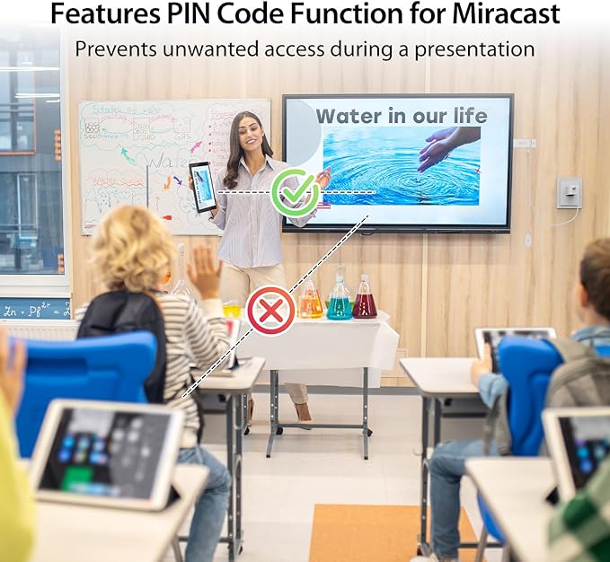 j5create ScreenCast 4K Wireless Adapter Screen Cast from Mobile Phone, or - Image 4