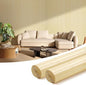 OUZUGIE 2 Pack 96x24 Inch Natural Bamboo Wall Panel – Raw Pole Wrap Paneling by OUZUGIE