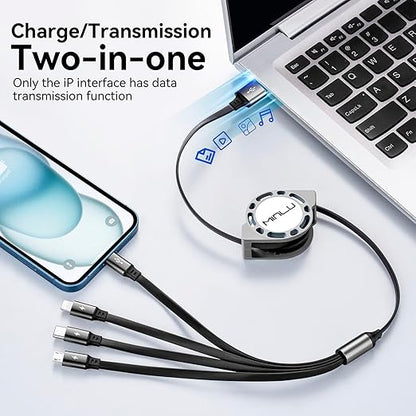 MINLU Multi Charging Cable 4A, 4 in 1 Multi USB Cable - Image 3