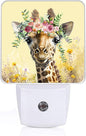 GANTINIR Giraffe Flower Night Light, Plug-into Nightlight White LED Lamp by Unknown