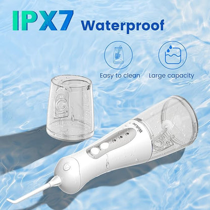 WellLeo Water Flossers for Teeth, Portable Oral Irrigator Rechargeable Water - Image 5
