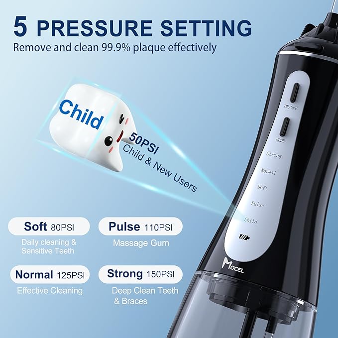 MOCEL Water Dental Flosser Oral Irrigator - Image 2