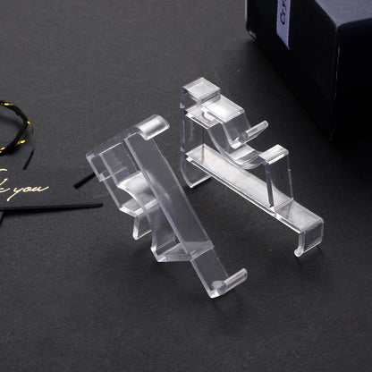 12 Pcs Valance Blind Clips Replacement Clear 2 Inch Plastic Hidden Clips for Horizontal Blinds