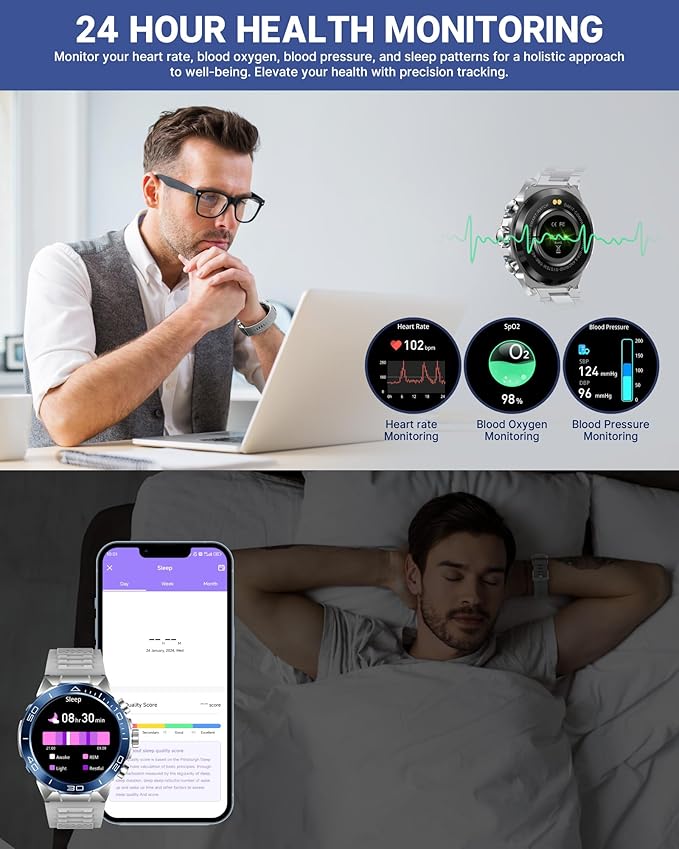SOUYIE Smart Watch for Men, 1.43''AMOLED Screen - Image 6