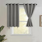 JIUZHEN Short Curtains Kitchen Half Window Blackout Curtains by JIUZHEN