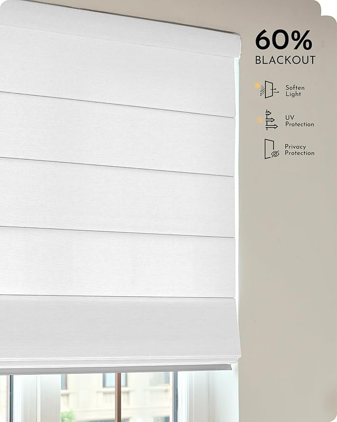 Graywind Smart Roman Shades 60% Blackout Compatible - Image 6