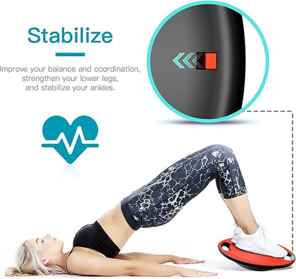 EVERYMILE Wobble Balance Board, Exercise Balance Stability Trainer Portable - Image 4