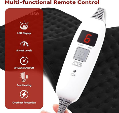 MASVIS Heating Pad for Back Pain, Electric Heating Pads - Image 6