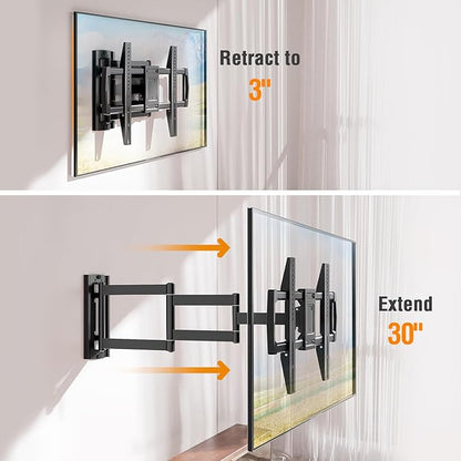 ELIVED Long Arm TV Wall Mount for Most 42-75 Inch TVs, 30 Inch Long Extension - Image 4