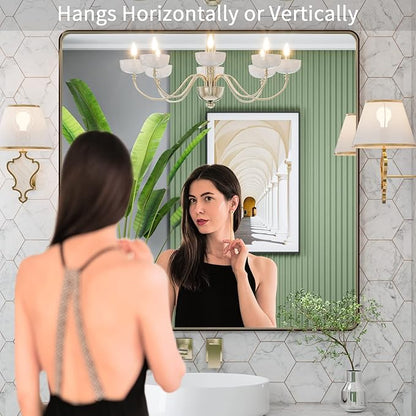 LOAAO 36”X36” Bronze Bathroom Mirrors - Image 2