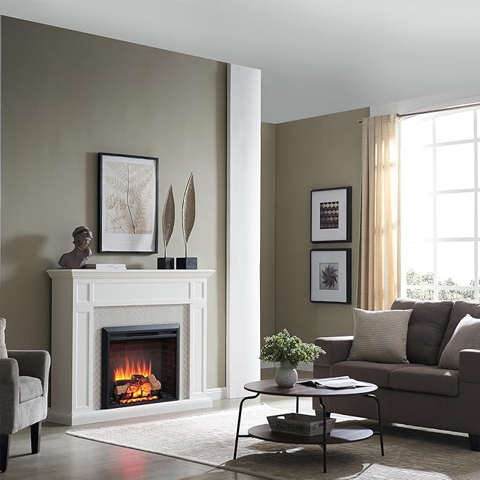 LegendFlame Carl 30" W Electric Fireplace Insert, Fireplace Heater 750/1500W - Image 2