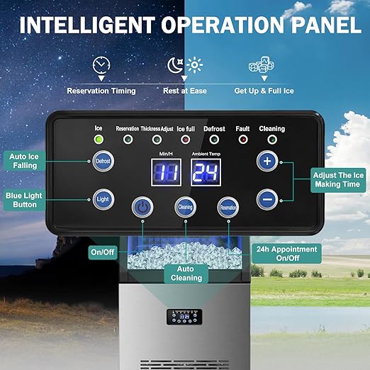Commercial Ice Maker Machine, 150lbs/24H - Image 7