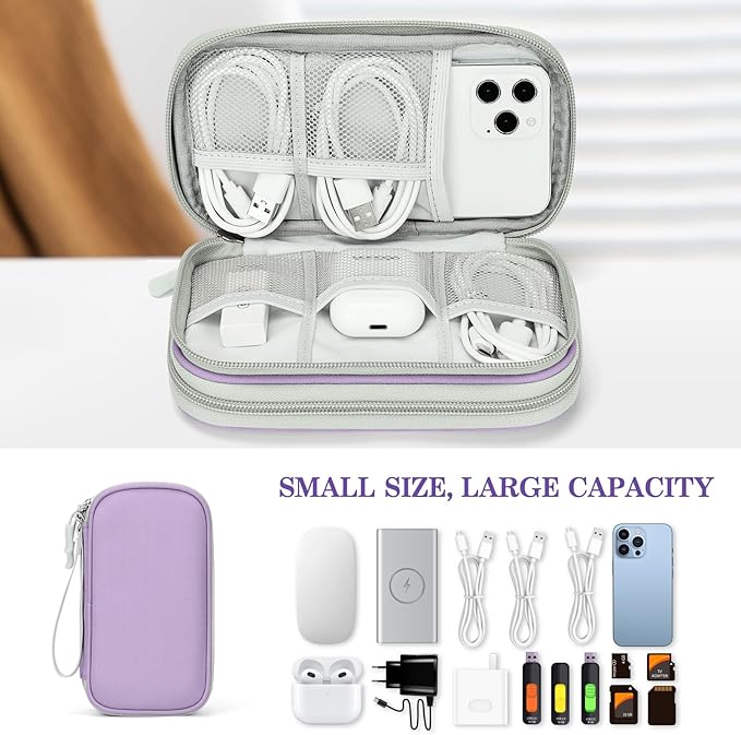 FYY Electronic Organizer, Travel Cable Organizer Bag Pouch Electronic - Image 6