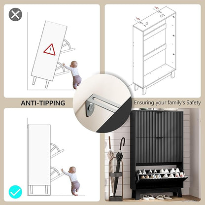 Shoe Cabinet Storage for Entryway - Image 6