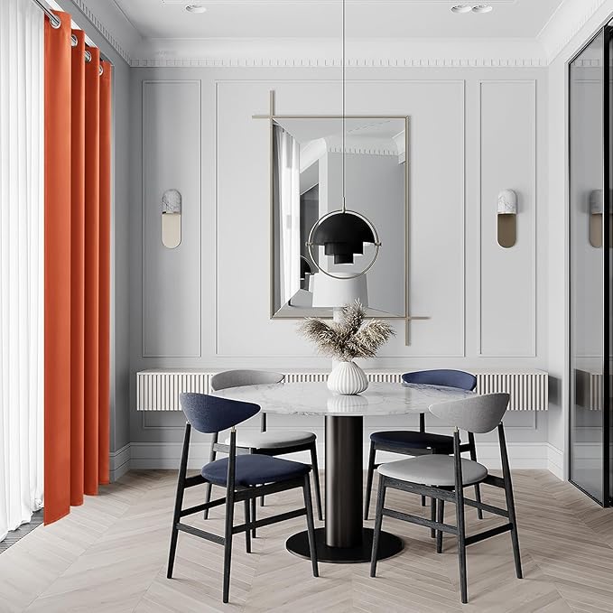 DWCN Blackout Curtains for Living Room, Room Drakening Curtains for Bedroom - Image 3