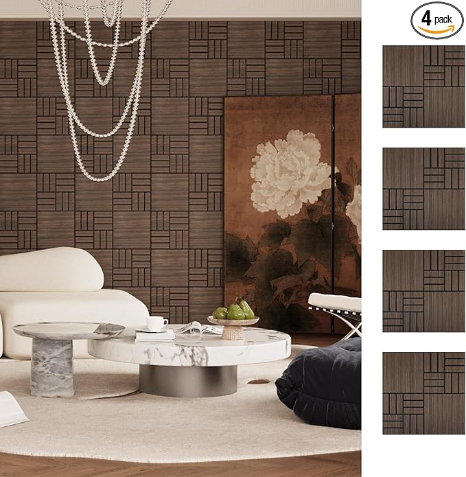 ARMURO 4 Packs Acoustic Wall Panels by ARMURO