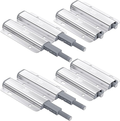 Jiayi Push Catch Metal Heavy Duty 4 Pack Double Push to Open Door Latch Touch by Jiayi