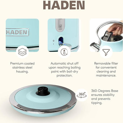 Haden Heritage 4 Slice Wide Slot Stainless Steel Toaster Bundled - Image 4
