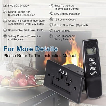 Gas Fireplace Remote Control System Kit - Image 5