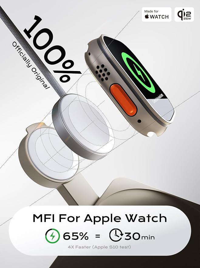 THREEKEY 3 in 1 iPhone 17 Charging Station, MagSafe Charger Compatible - Image 3