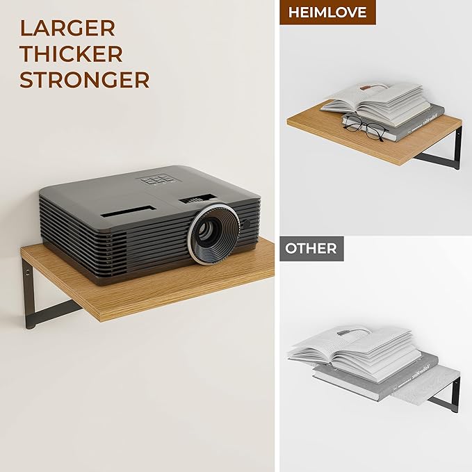 Heimlove 24" W x 12" D Wall Shelves - Image 5