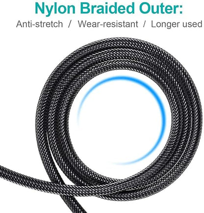 EMK 90 Degree Toslink Optical Cable 360 Degree Free-Rotating Plug Fiber Optic - Image 7