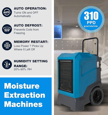 MOUNTO 310 Pints LGR Commercial Dehumidifier - Image 2