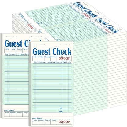 60 Pack/3000 Tickets Guest Checks Books by ZPARIK