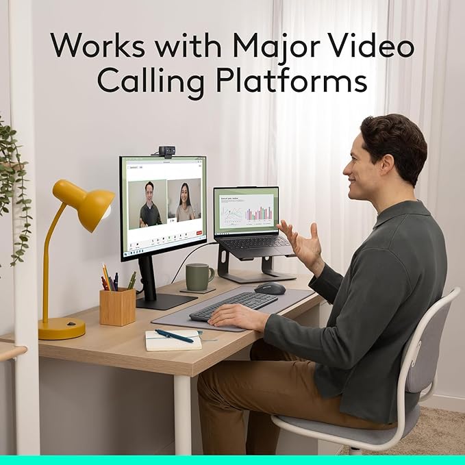 Logitech C920x HD Pro PC Webcam, Full HD 1080p/30fps Video, HD Light Correction - Image 8
