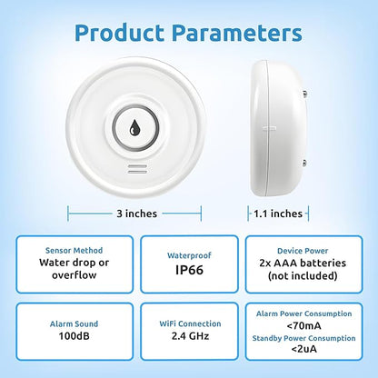 Drip Defender Pro Water Sensor | Wi-Fi Water Leak Detector - Image 6