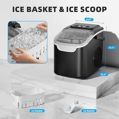 Antarctic Star Countertop Ice Maker, Portable Ice Machine - Image 4