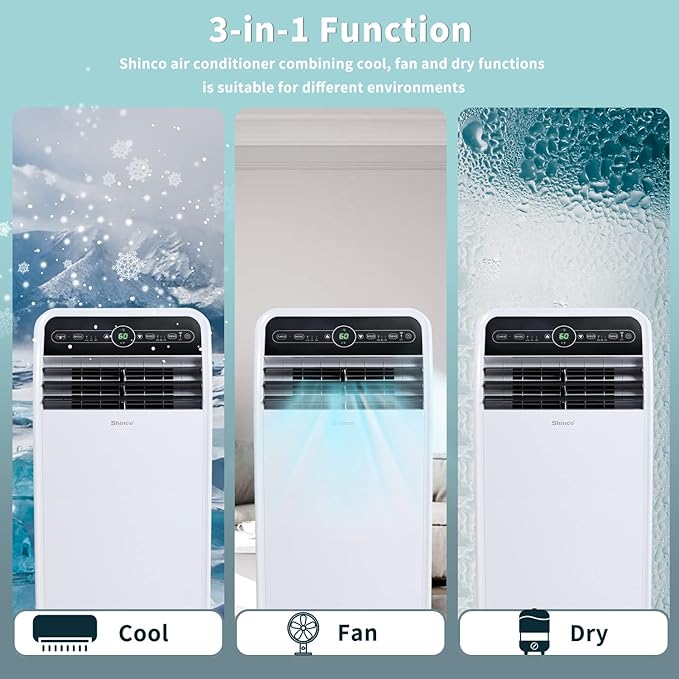 Shinco 12, 000 BTU Portable Air Conditioner - Image 2