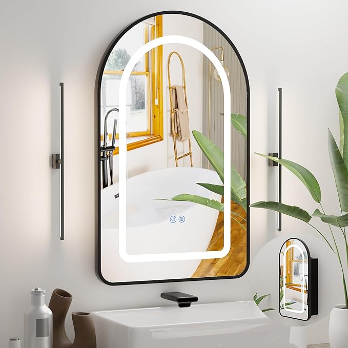 LED Arched Bathroom Medicine Cabinet by REYOXCEL