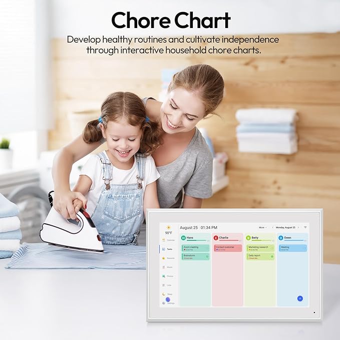 BOCT 15.6'' Digital Calendar Wall - Image 4
