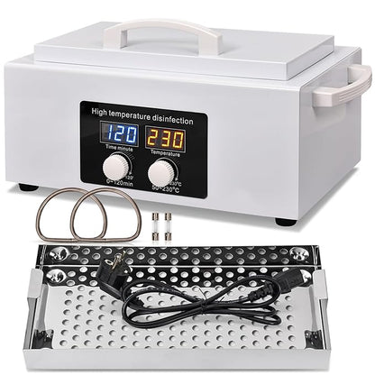 High Temperature Steriliser Autoclave Machine 110V 300W Nail Tool Steriliser by LINBEAUTI