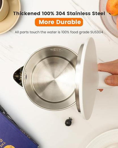 Electric Kettle Stainless Steel, 1.0L Small Water Boiler 1200W Fast Boiling - Image 3