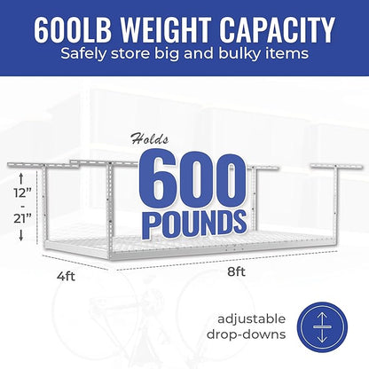 SafeRacks 4x8 Overhead Garage Storage Rack Heavy Duty - Image 5