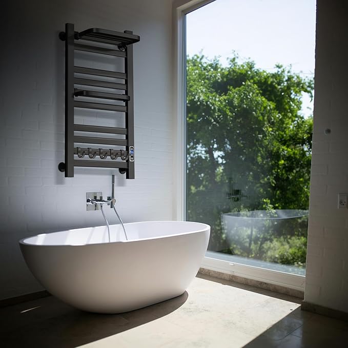 Electric Towel Warmer, Wall Mounted Heated Towel Racks - Image 3