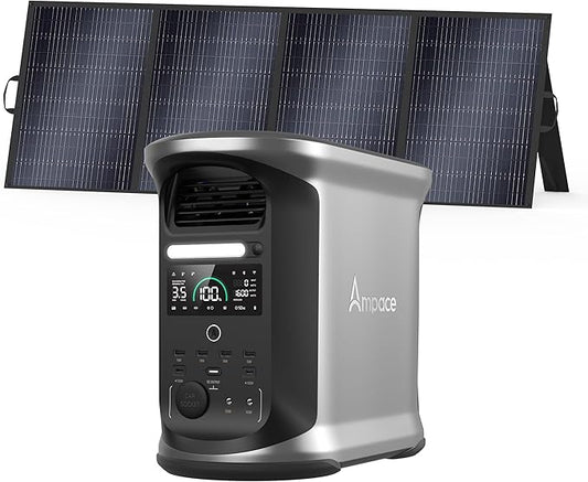 AMPACE Andes 1500 Power Station 2400W Solar Generator by Unknown